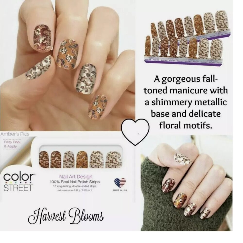 HARVEST BLOOMS Color Street Nail Set